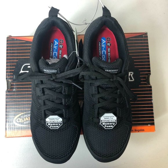 Skechers Electrical Hazard Comp Toe Work Memory Foam Sneakers Womens 8.5 Black - Picture 5 of 12